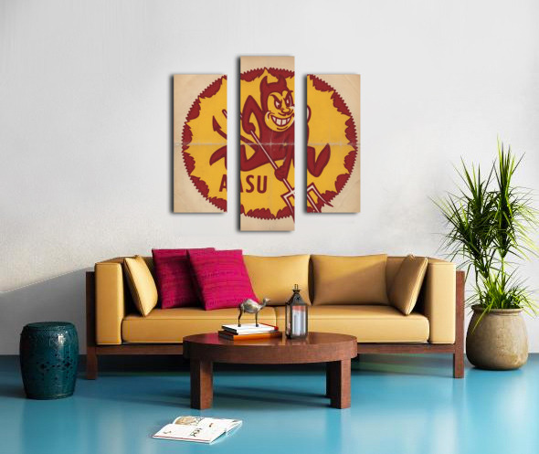 1960s ASU Sparky Vintage Art by Row One Brand Wall Art