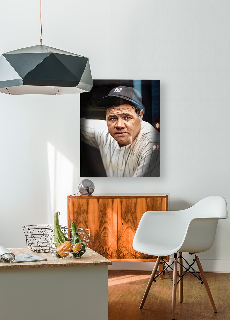 Babe Ruth Color Photo by Row One Brand Wall Art