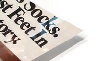 abc socks ad nike shoes  HD Metal print