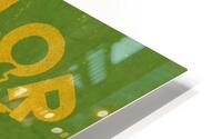 Throwback Baylor Bears Art HD Metal print