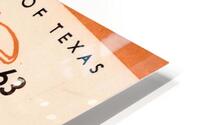 1963 Texas Longhorns Football Schedule Wall Art HD Metal print