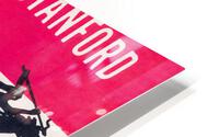 1949 Stanford vs. Santa Clara Football Ticket Canvas HD Metal print