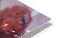 Maroon Reflections HD Metal print