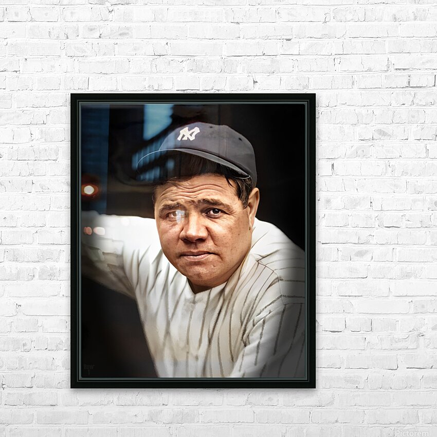 Babe Ruth Color Photo by Row One Brand Wall Art