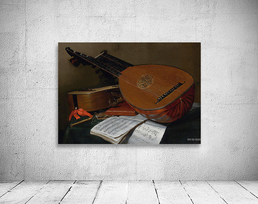 Still Life With A Lute And A Guitar Wall Preview