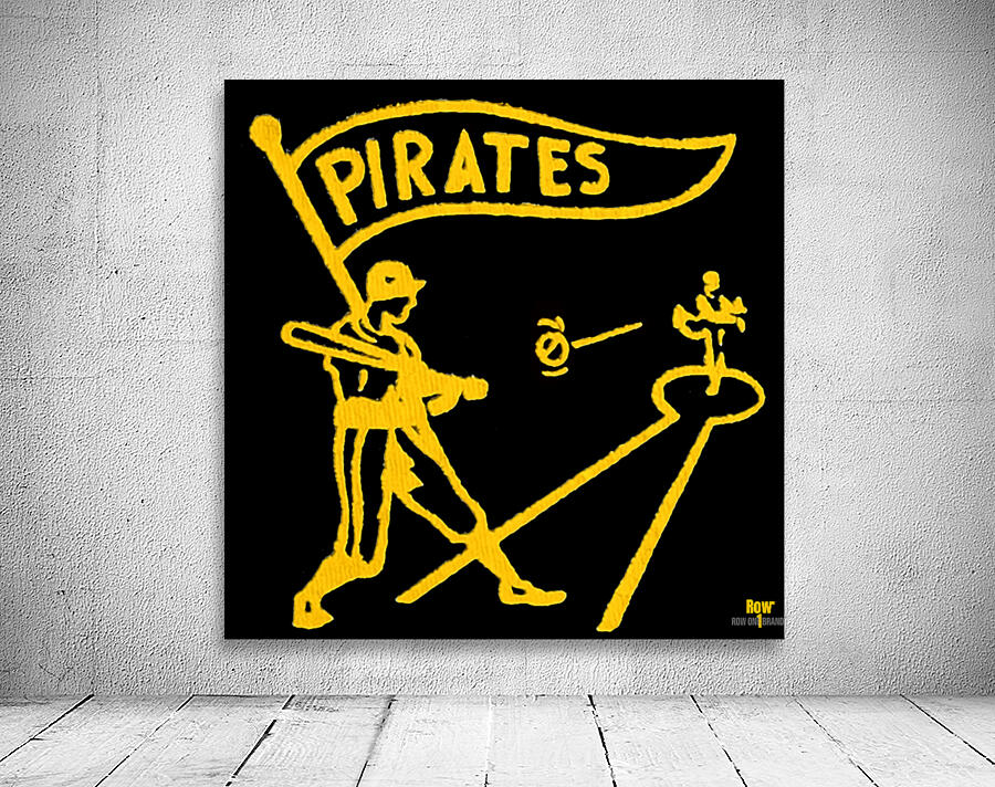 vintage pittsburgh pirates baseball pitch art  Wall Preview