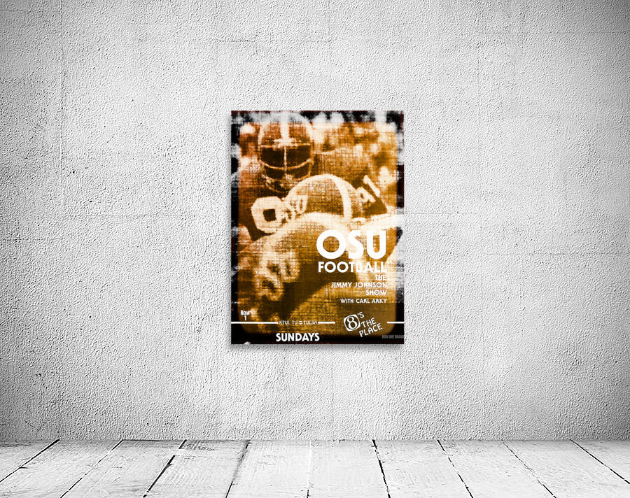 1979 Jimmy Johnson Show OSU Football Ad Wall Preview