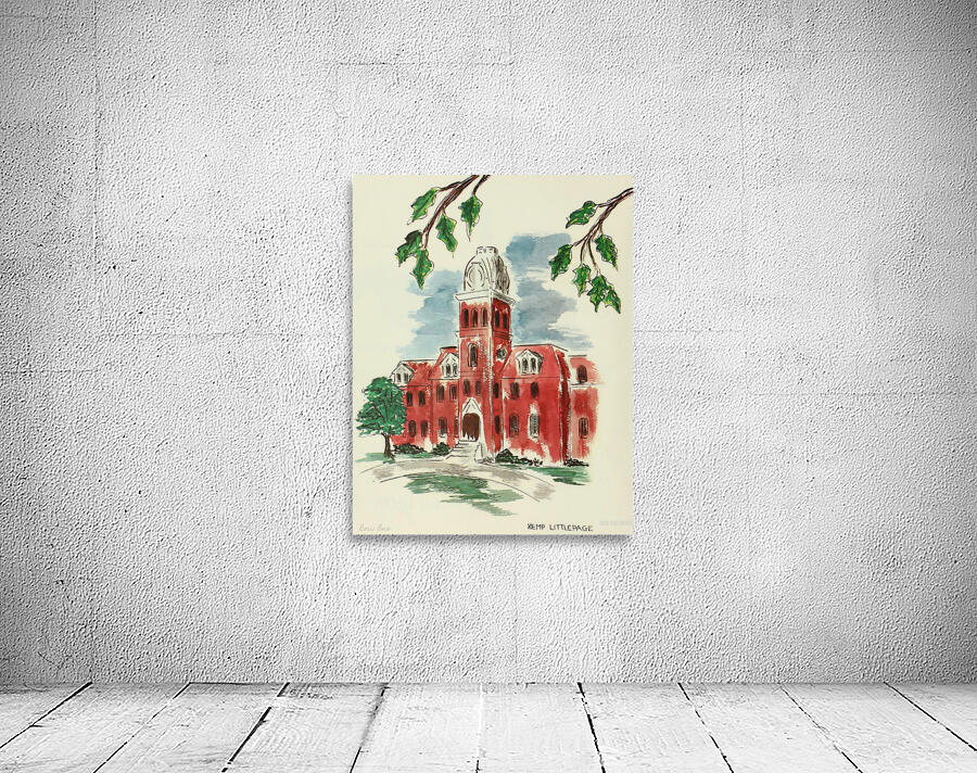 Kemp Littlepage 1960s West Virginia University Campus Art Wall Preview