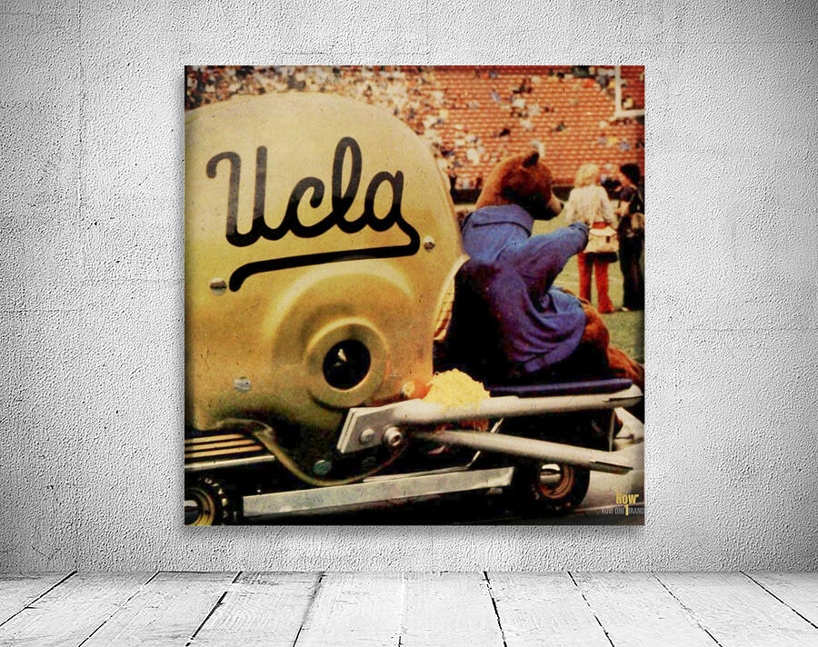 1980s ucla football helmet cart Wall Preview