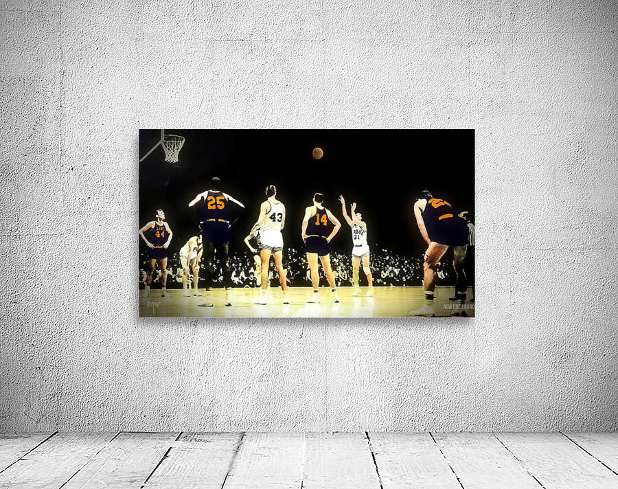 1960s purdue illinois basketball art row1 Wall Preview