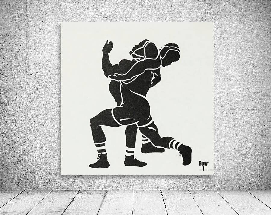 retro 1980s wrestling art row1 1 by Row One Brand Wall Art