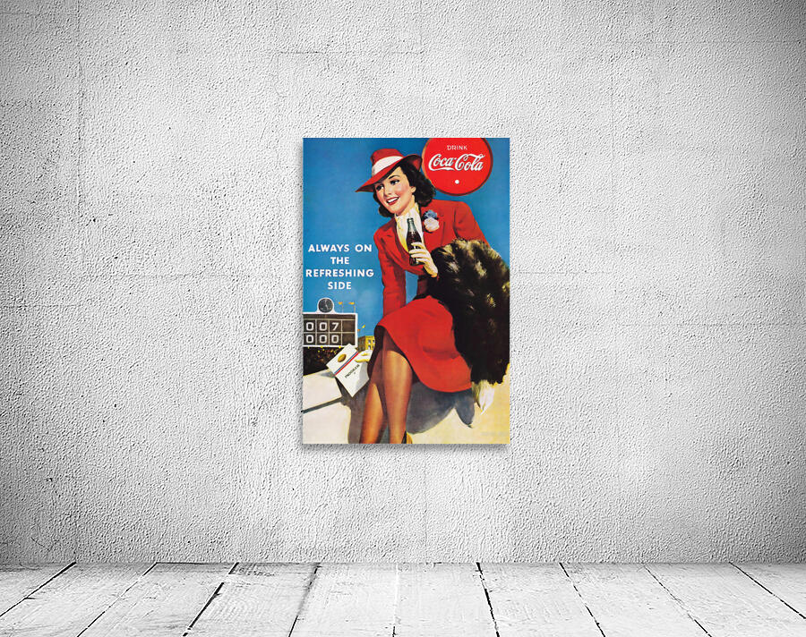 1940 coke football ad Wall Preview