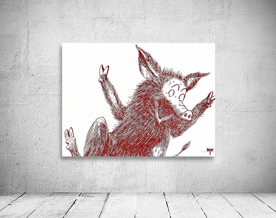 Vintage Happy Arkansas Razorback Art by Row One Brand Wall Art