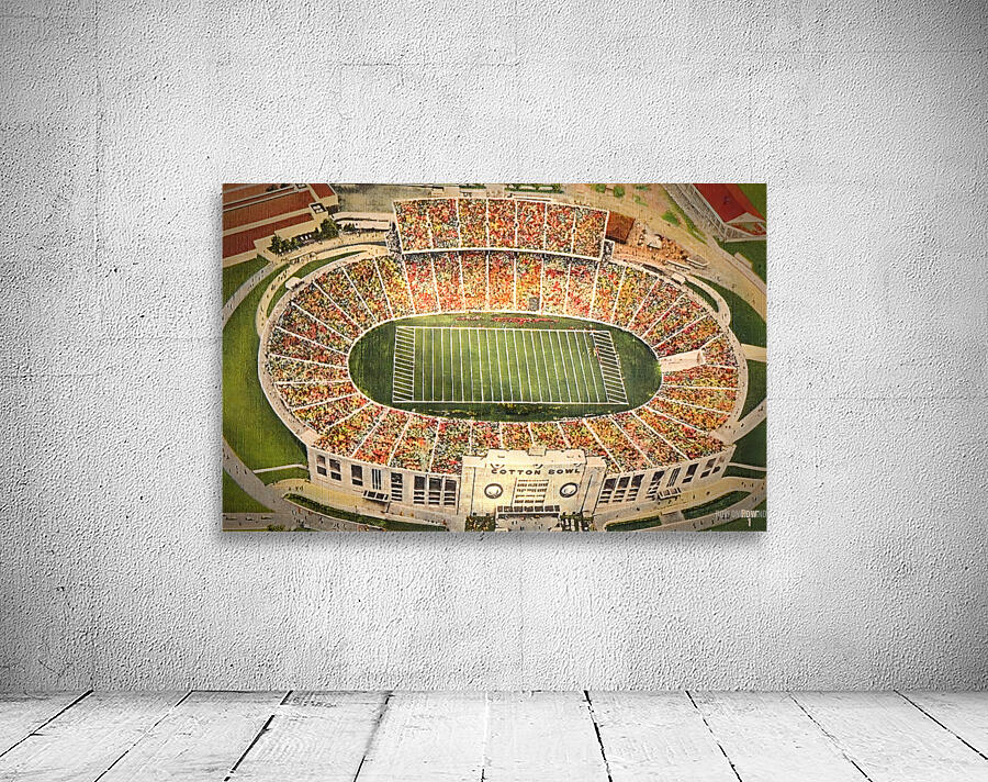 Dallas Cotton Bowl Art Wall Preview