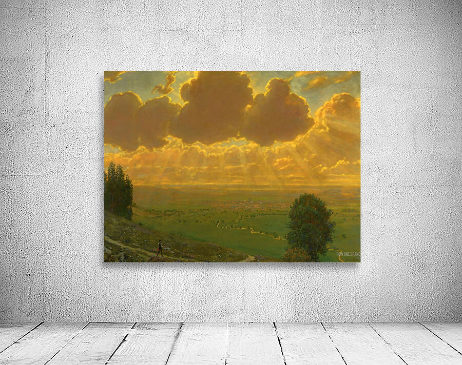 Sunburst Over Sackingen Black Forest  Wall Preview