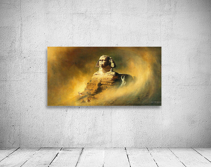 Sphinx Egyptian Art by Karl Wilhelm Diefenbach Wall Preview