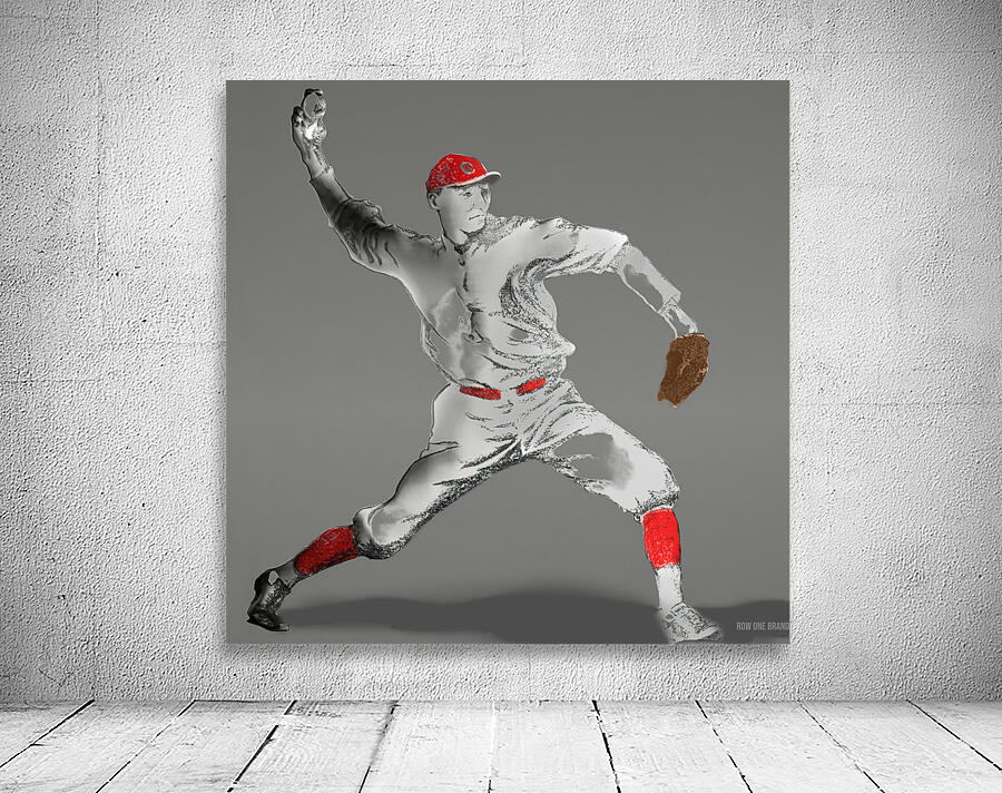 early 1900s ohio state baseball art Wall Preview