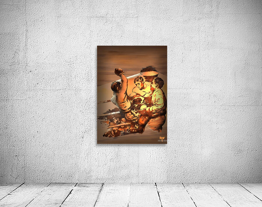 1930s Boxing Art Wall Preview