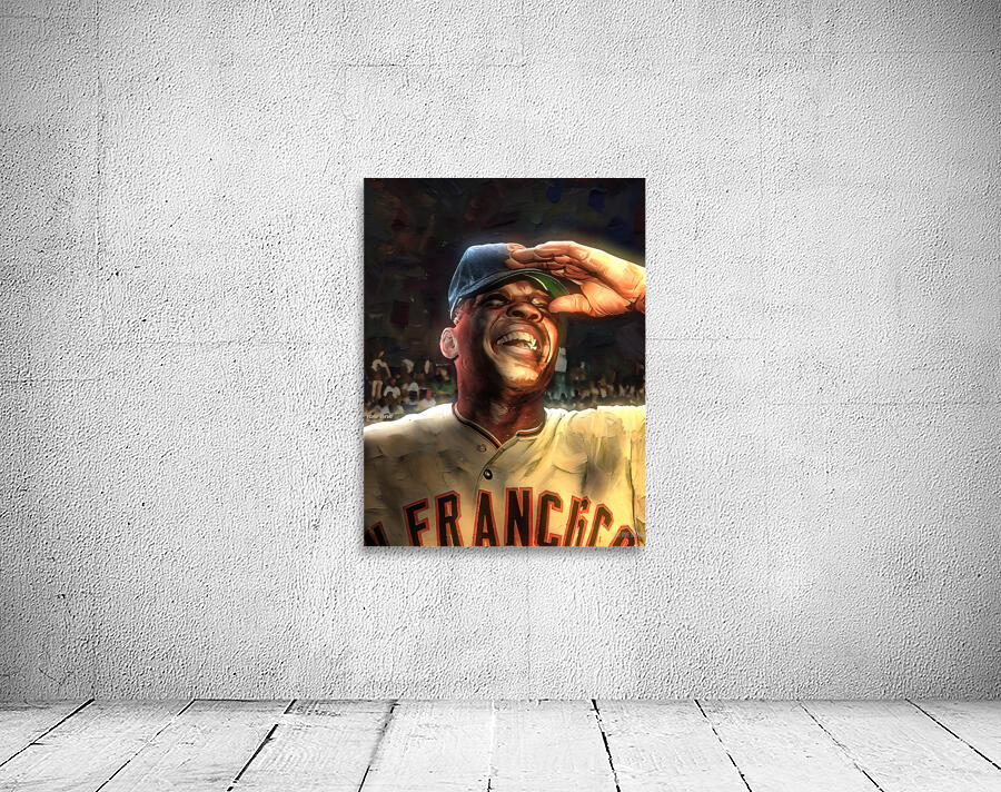Willie Mays Smiling Wall Preview