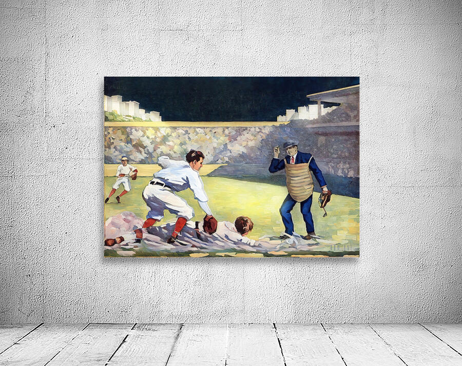 1920 Baseball Action Wall Preview