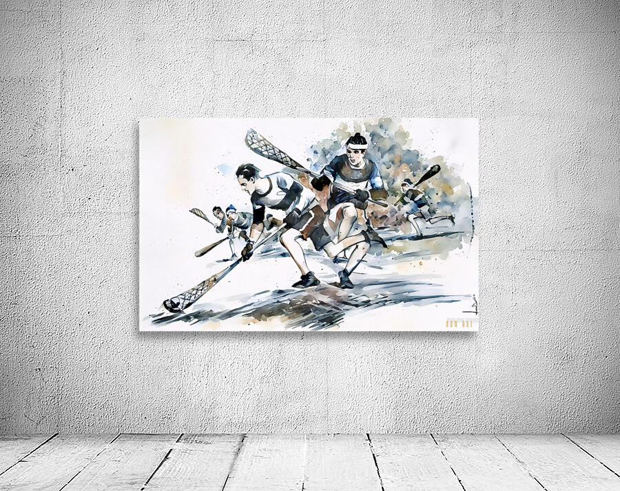 1920 lacrosse art Wall Preview