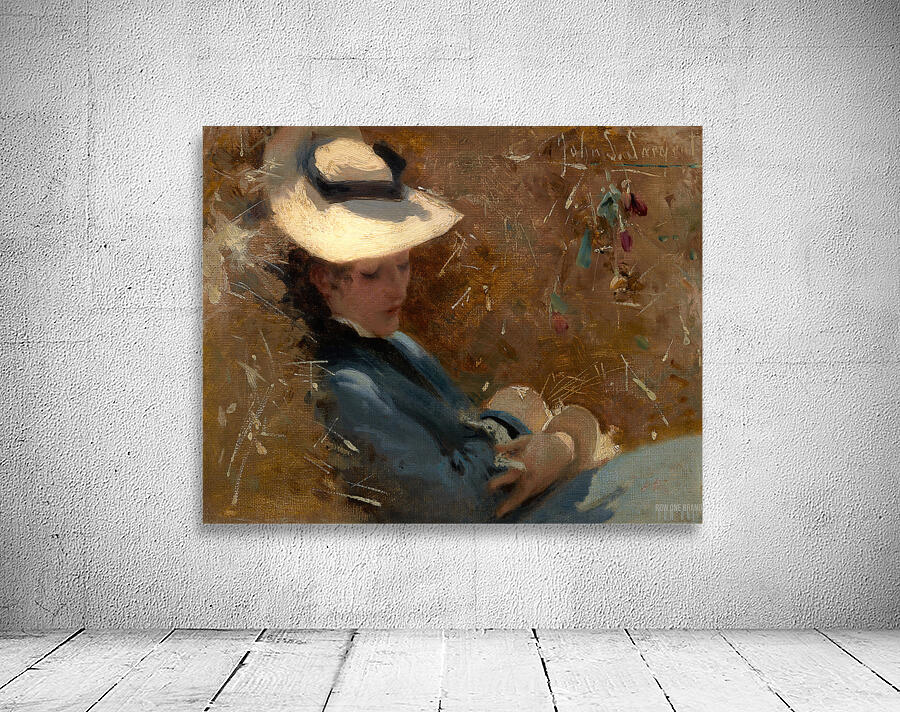 Resting C. 1875 John Singer Sargent American 1856 Wall Preview