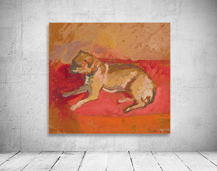 Lying dog Circa 1913  Wall Preview