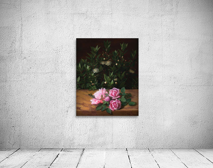 1876 Roses And Myrtles  Wall Preview