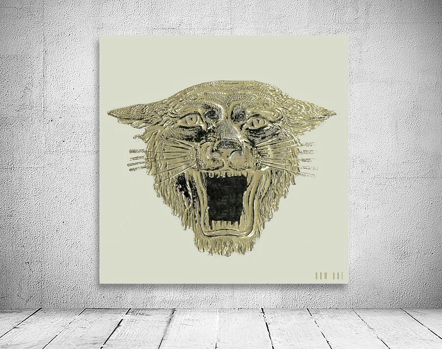 vintage wildcat mascot art reproduction Wall Preview