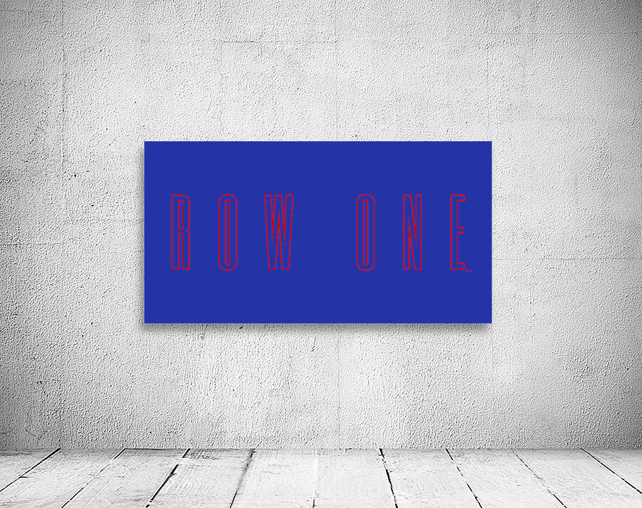 logotype row one blue red Wall Preview
