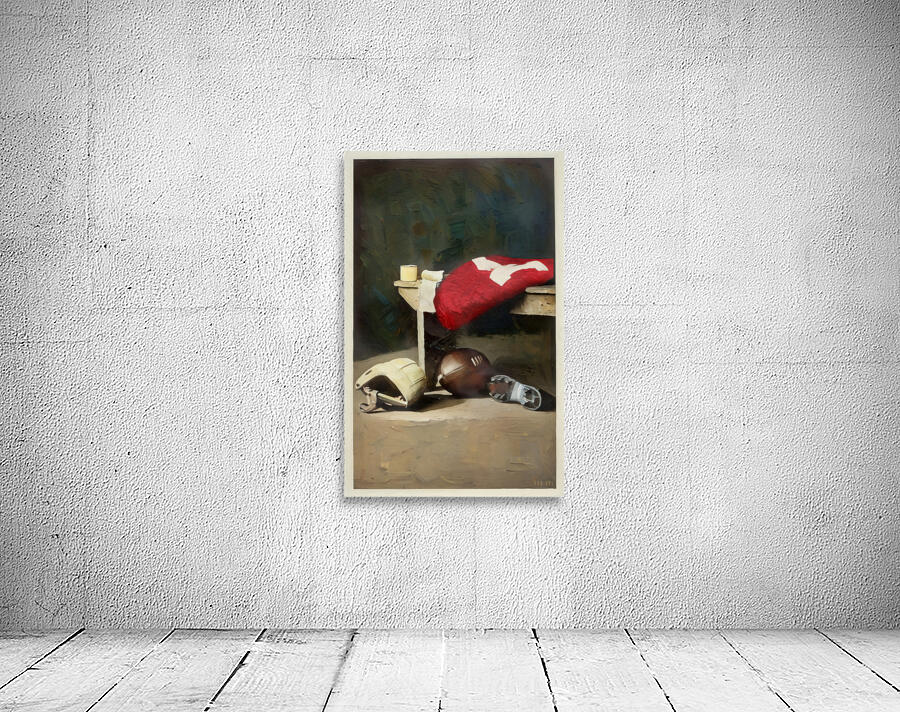 1920s Nebraska Football Locker Room Art Wall Preview
