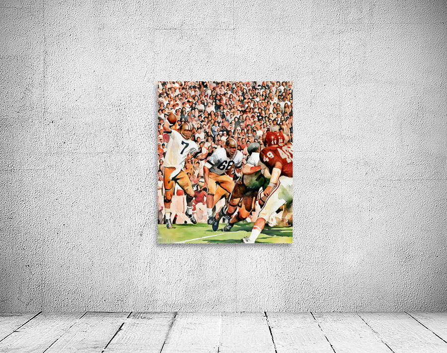 1971 Colorado vs. Oklahoma Football Art Wall Preview