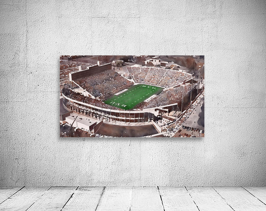 1980s byu football stadium art  Wall Preview