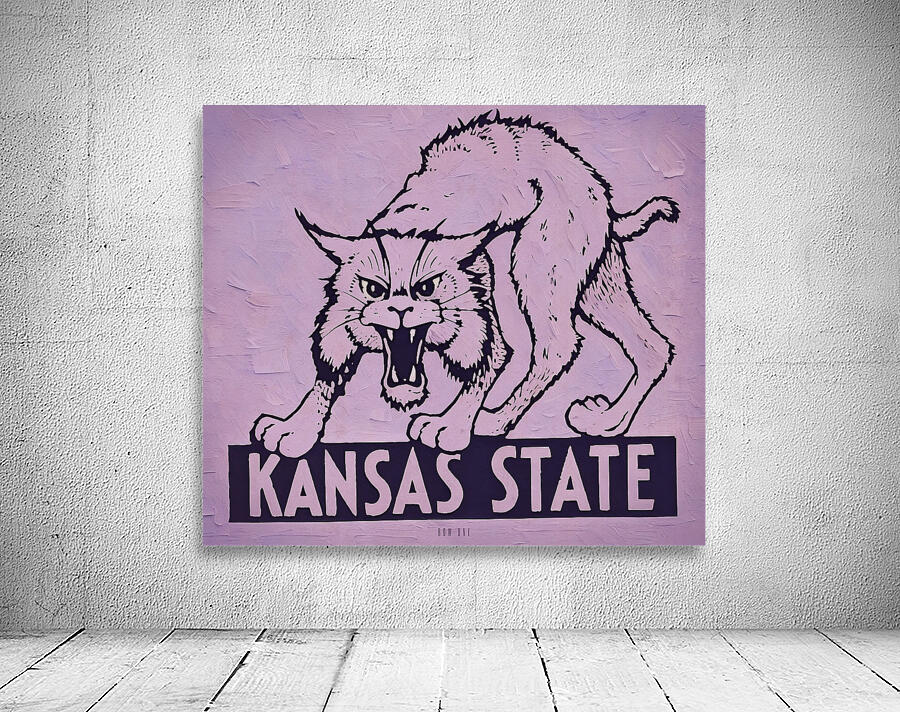 Vintage 1950s Kansas State Wildcat Wall Preview