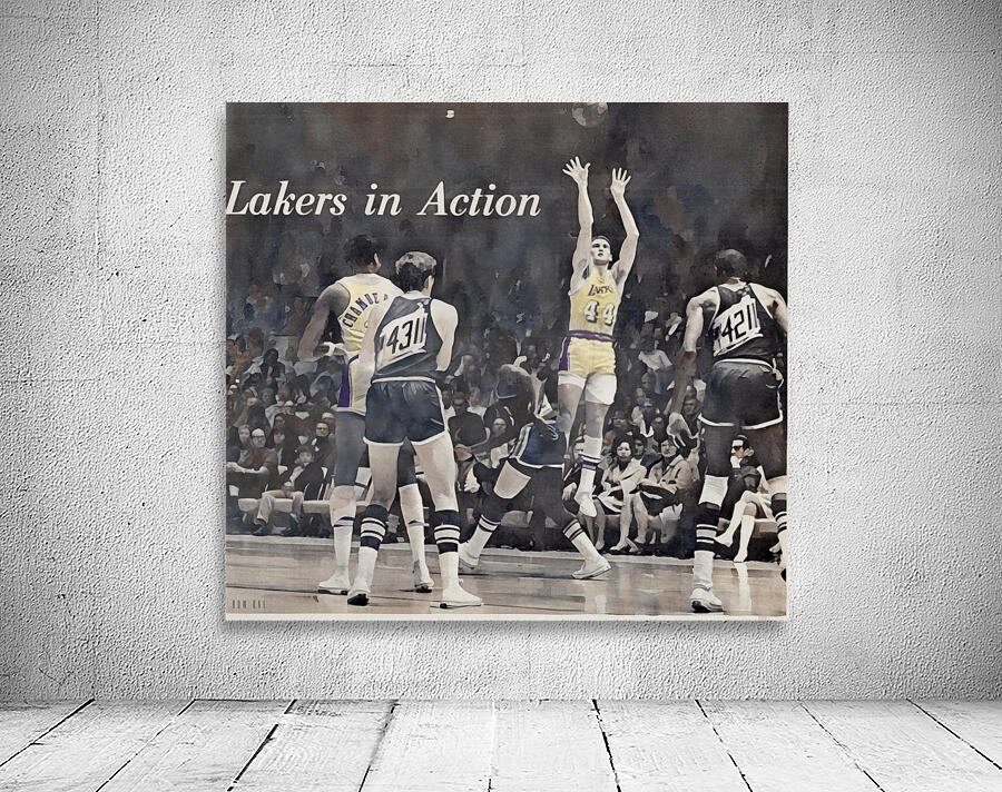 Lakers in Action Wall Preview