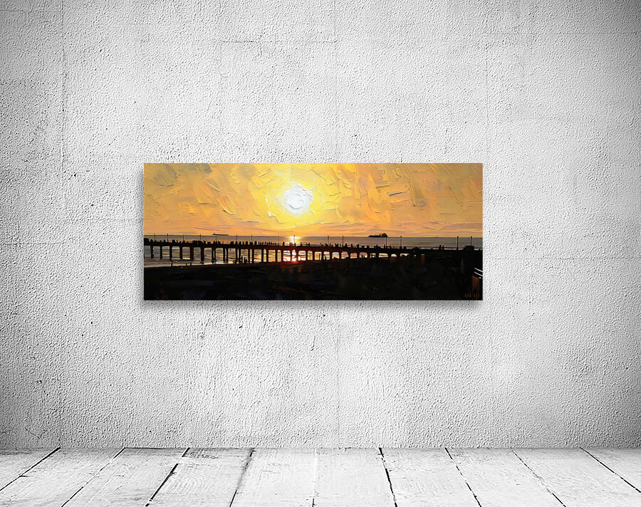 manhattan beach sunset Wall Preview