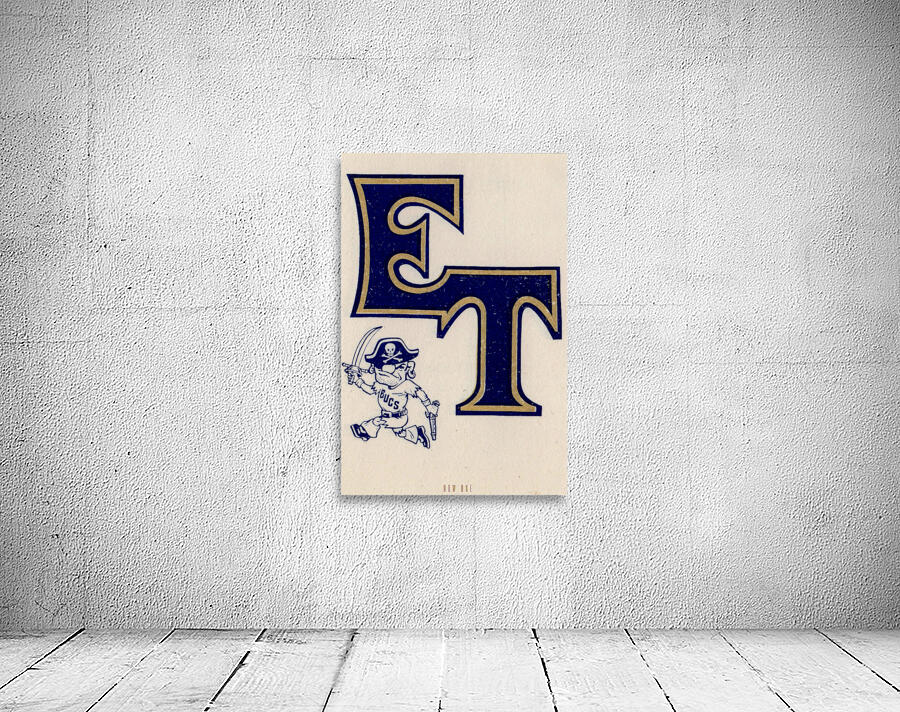 Vintage East Tennessee Bucs Art Wall Preview