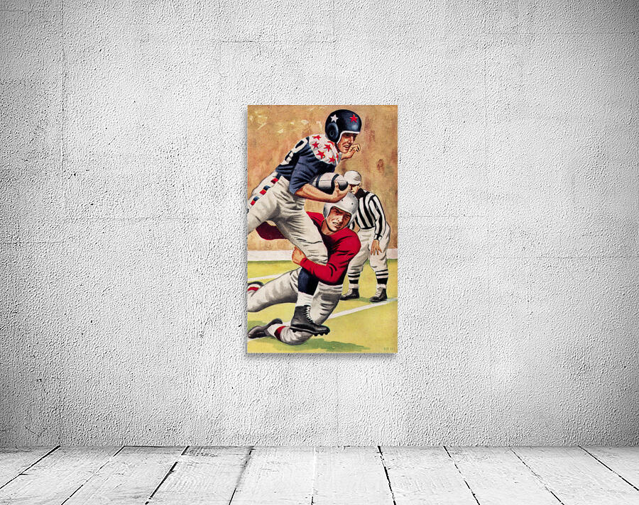 1954 Gridiron Action Wall Preview
