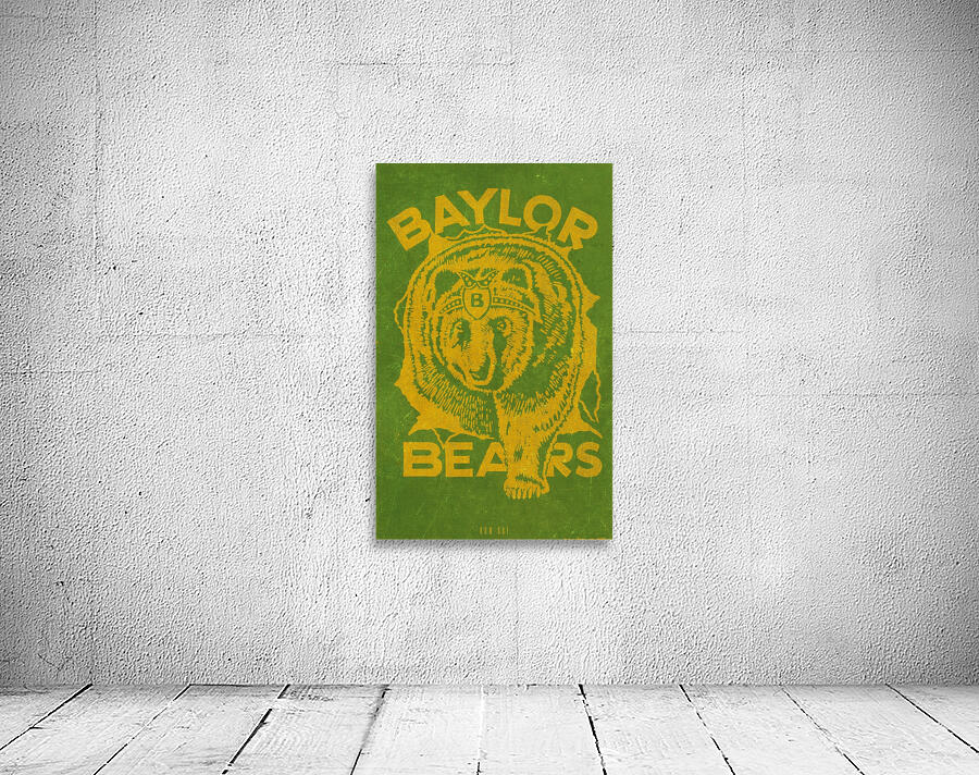 Throwback Baylor Bears Art Wall Preview