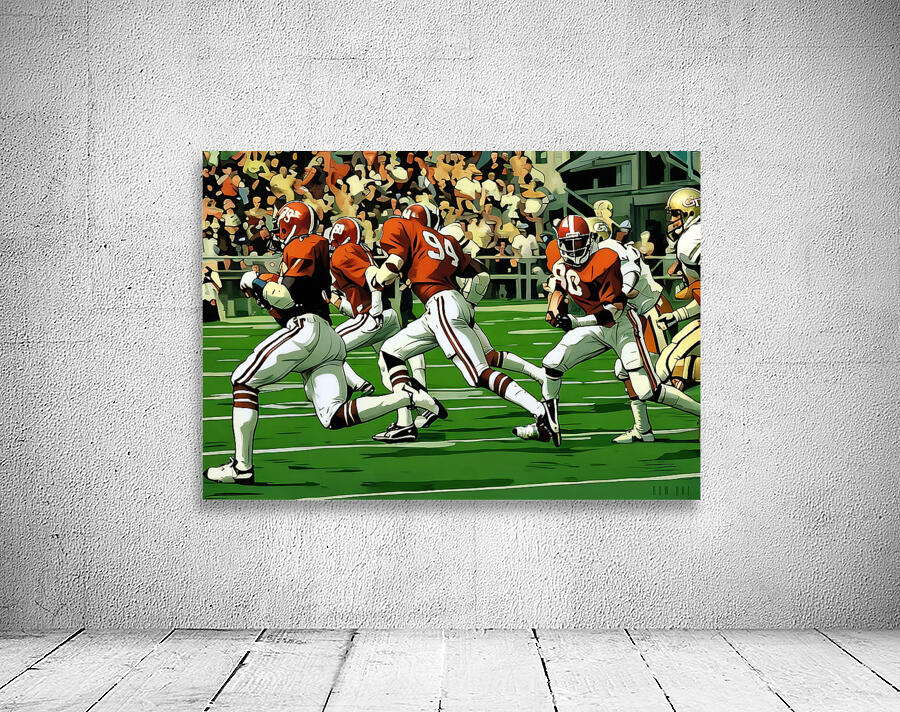 1979 Alabama Touchdown  Wall Preview