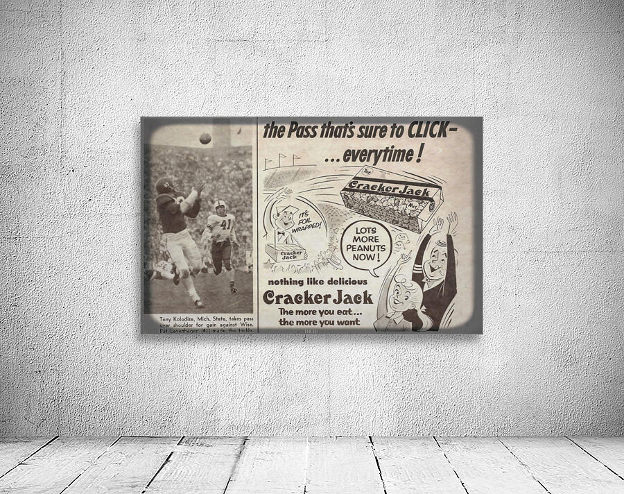1956 cracker jack ad Wall Preview