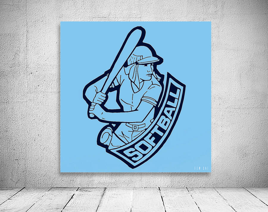 1987 Softball Art Wall Preview