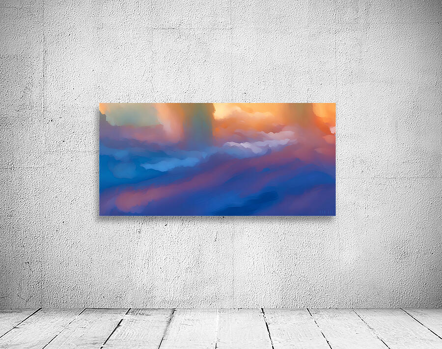 Mint Sunrise Wall Preview
