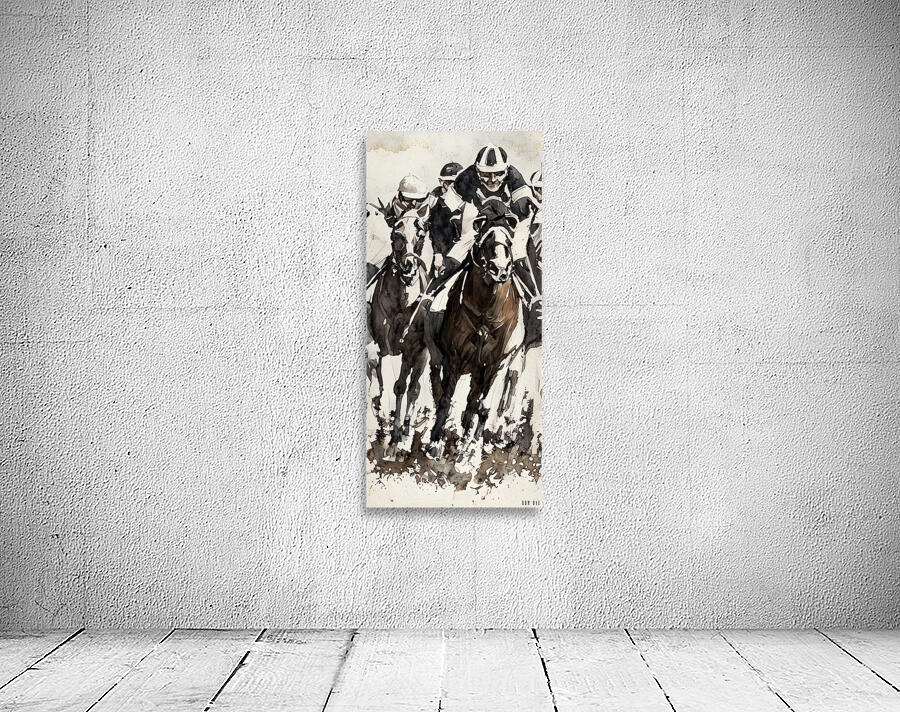 Race to Win: 1974 Horse Racing Art Wall Preview