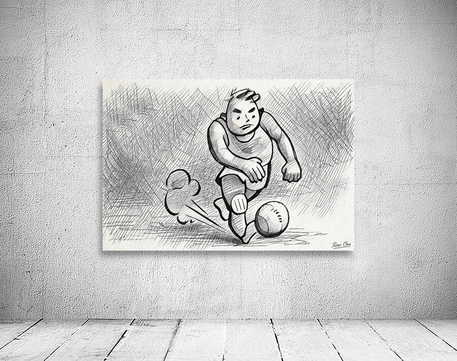 1952 Basketball Player Dribbling Wall Preview