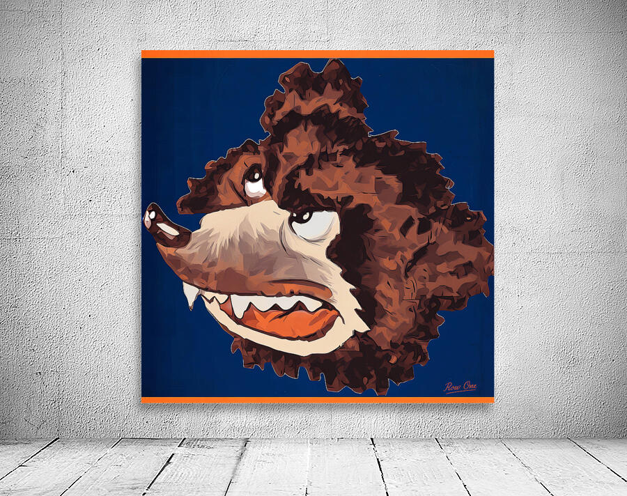 Chicago Bears Cartoon Art by Keefe Wall Preview