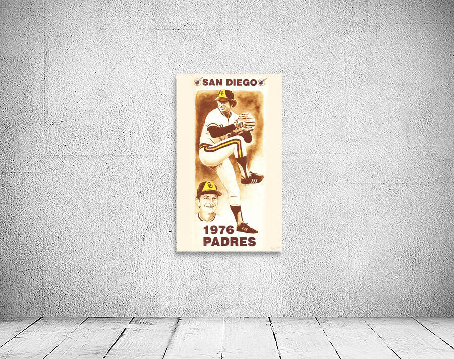 1976 San Diego Padres Art Wall Preview
