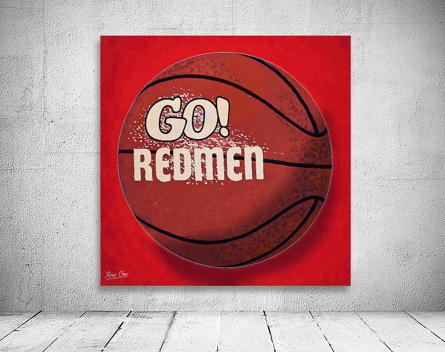 1980s St. Johns Redmen Basketball Art Wall Preview