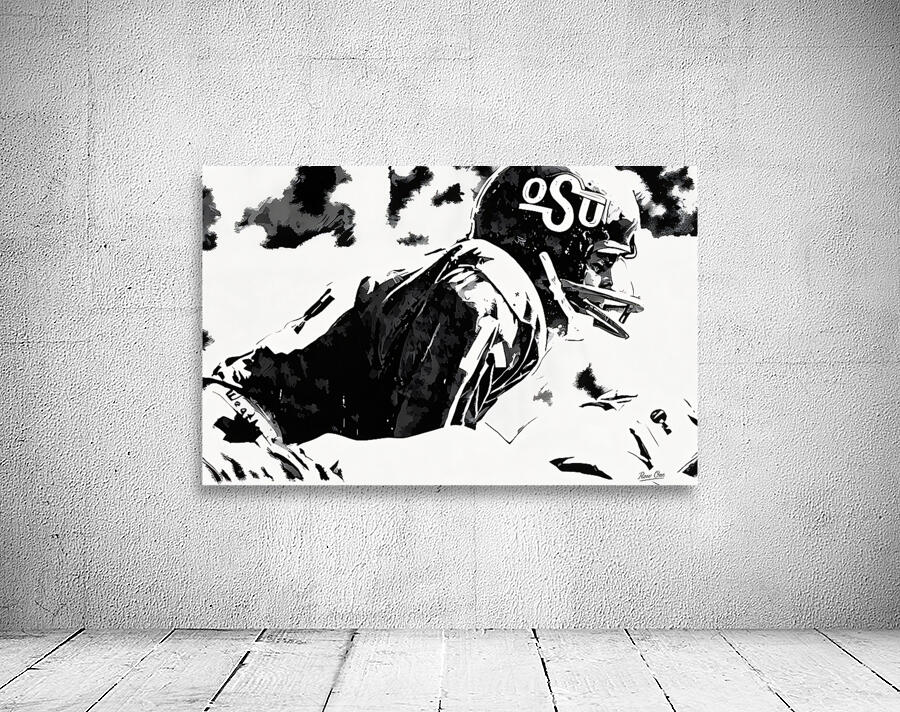 1976 Oklahoma State Cowboys Football Art Wall Preview