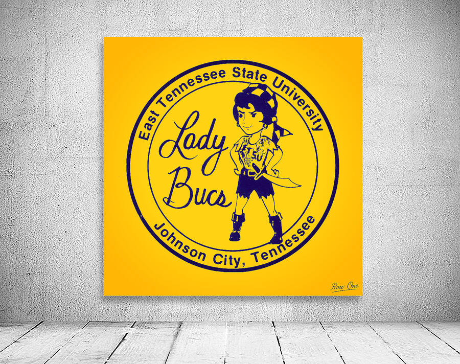 1980s ETSU Lady Bucs Art Wall Preview